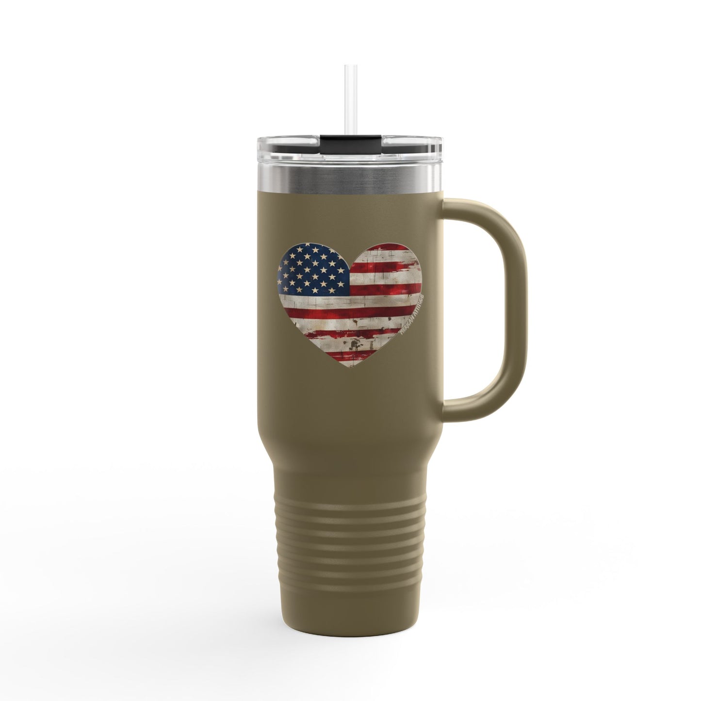 The Flag Is In Your Heart Tumbler (40oz)