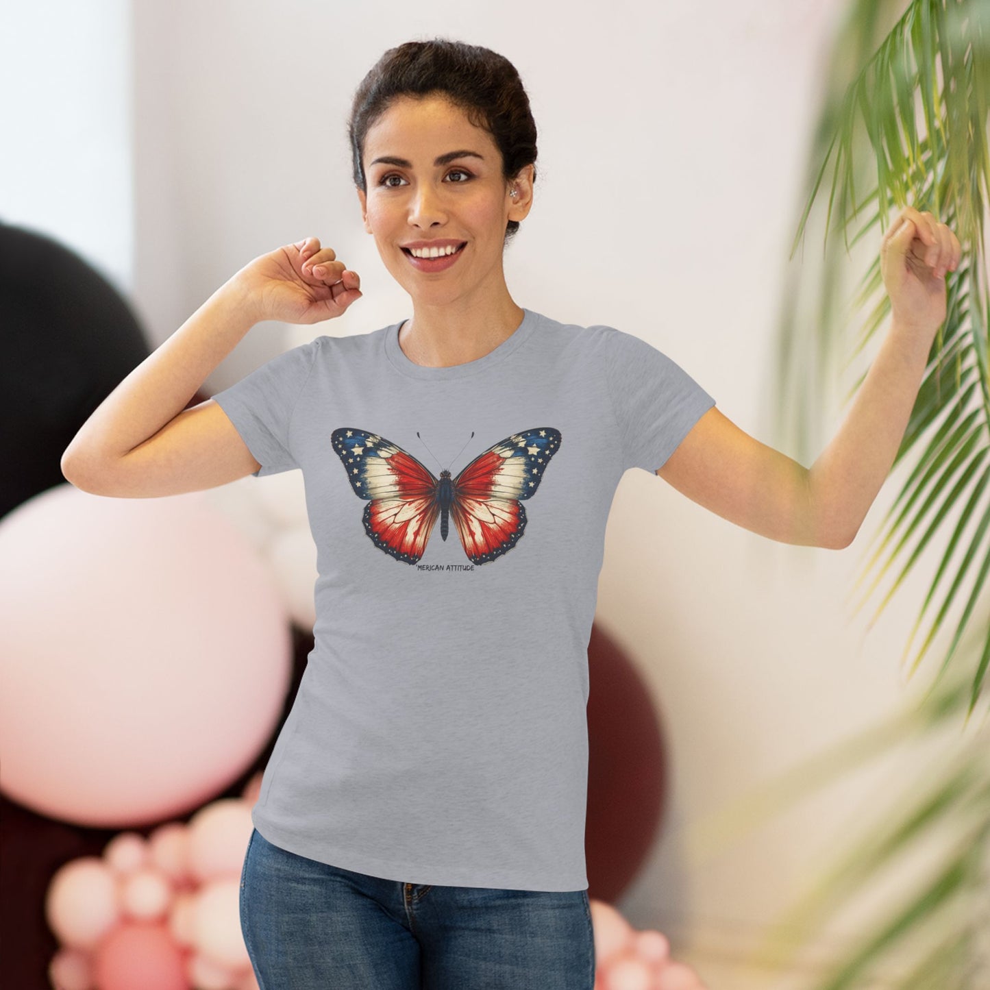 'Merican Butterfly 1 T-shirt (Women)