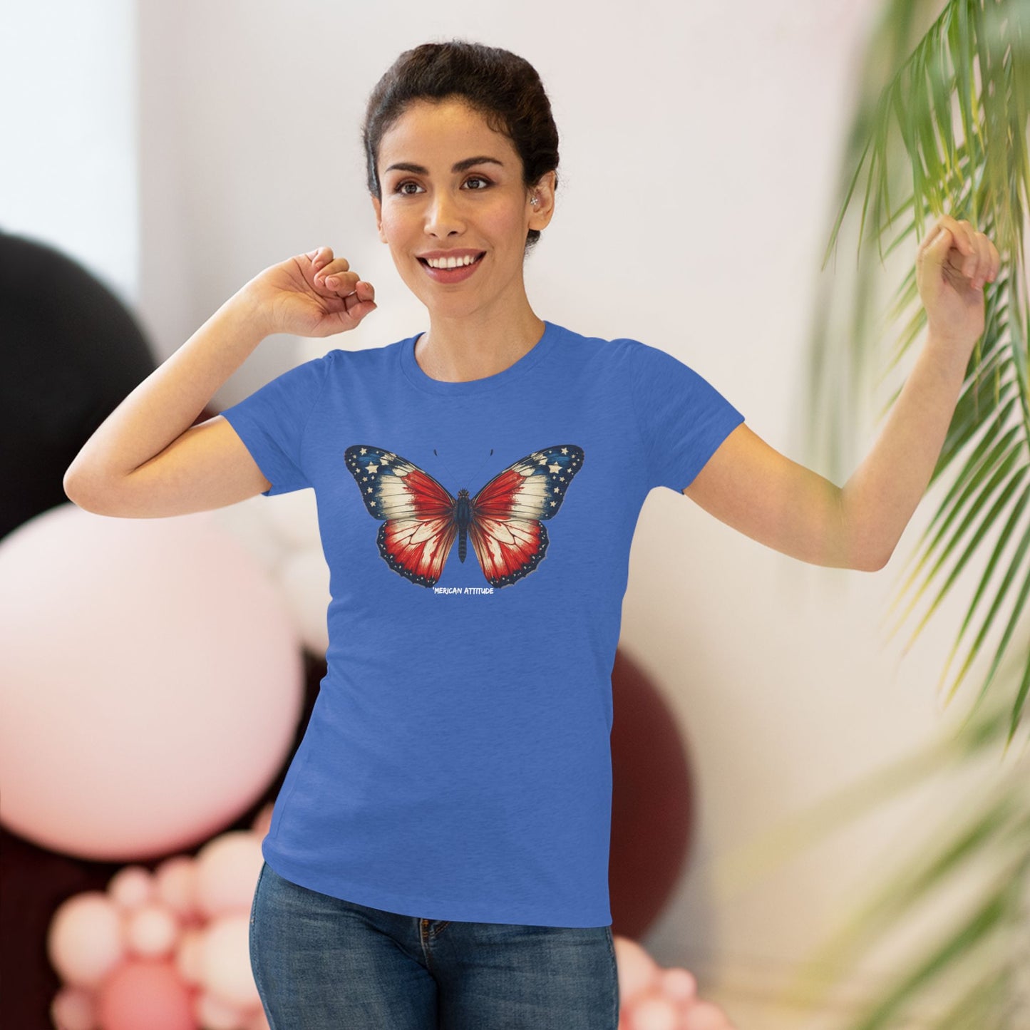 'Merican Butterfly 1 T-shirt (Women)