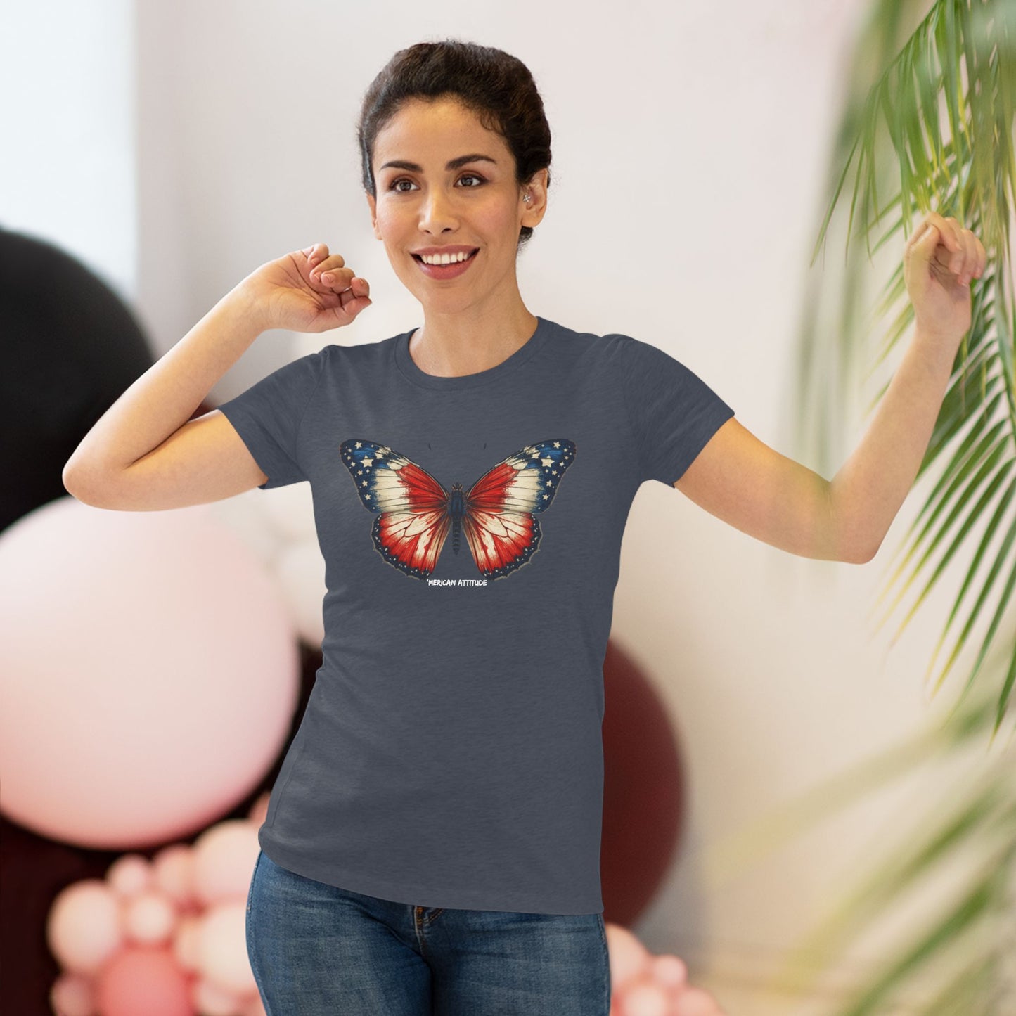 'Merican Butterfly 1 T-shirt (Women)
