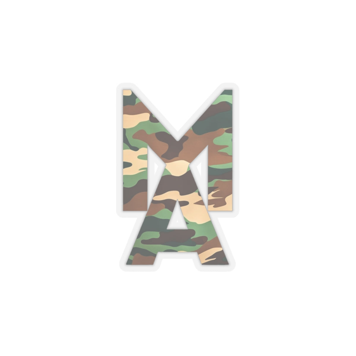 MA Logo Sticker (Camo 1)