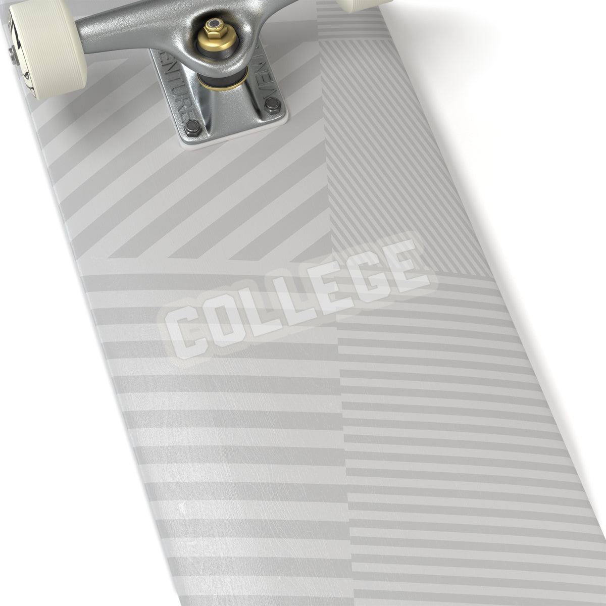 COLLEGE Sticker (White)