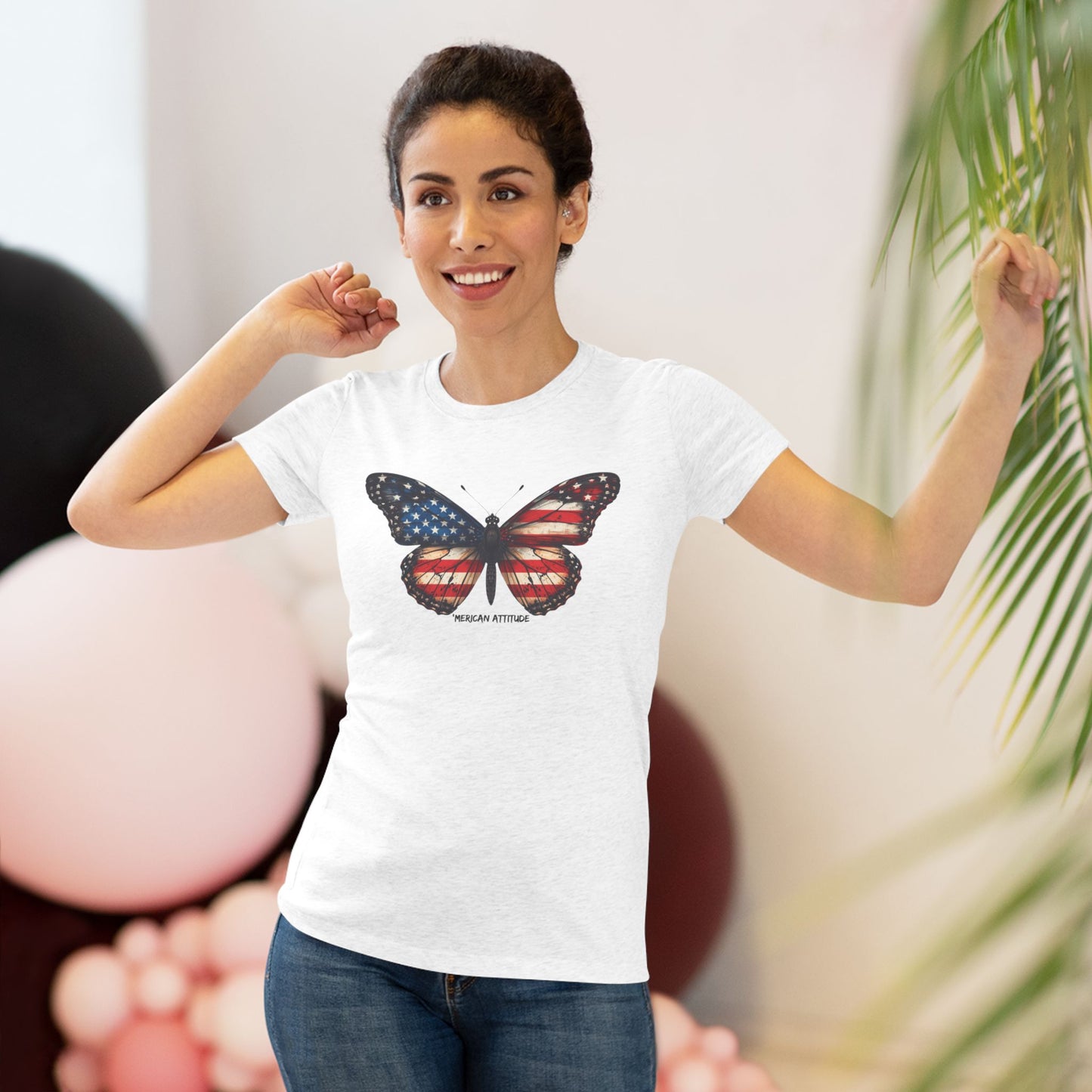 'Merican Butterfly 2 T-shirt (Women)