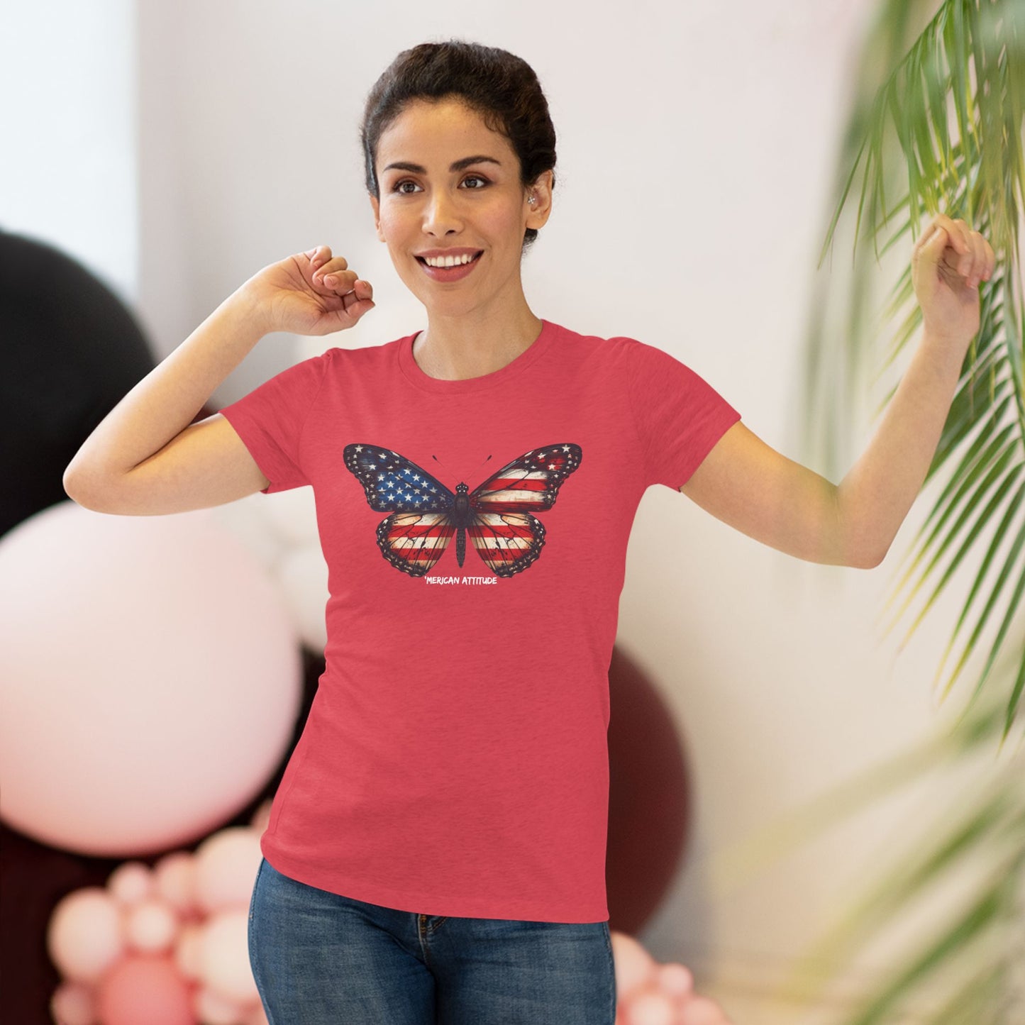 'Merican Butterfly 2 T-shirt (Women)