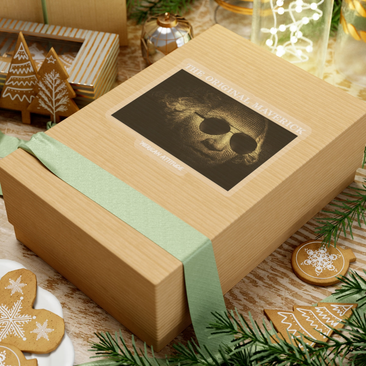 The Original Maverick Sticker (White)