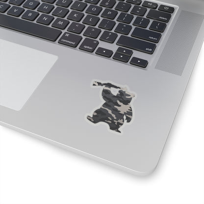 MA Armed Bear Logo Sticker (Camo 3)