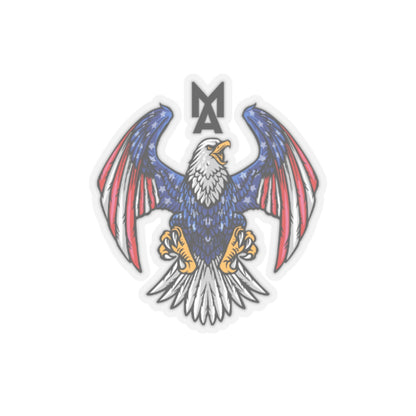 MA Eagle Logo Sticker (Black)