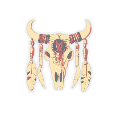 MA Bull Skull Logo Sticker