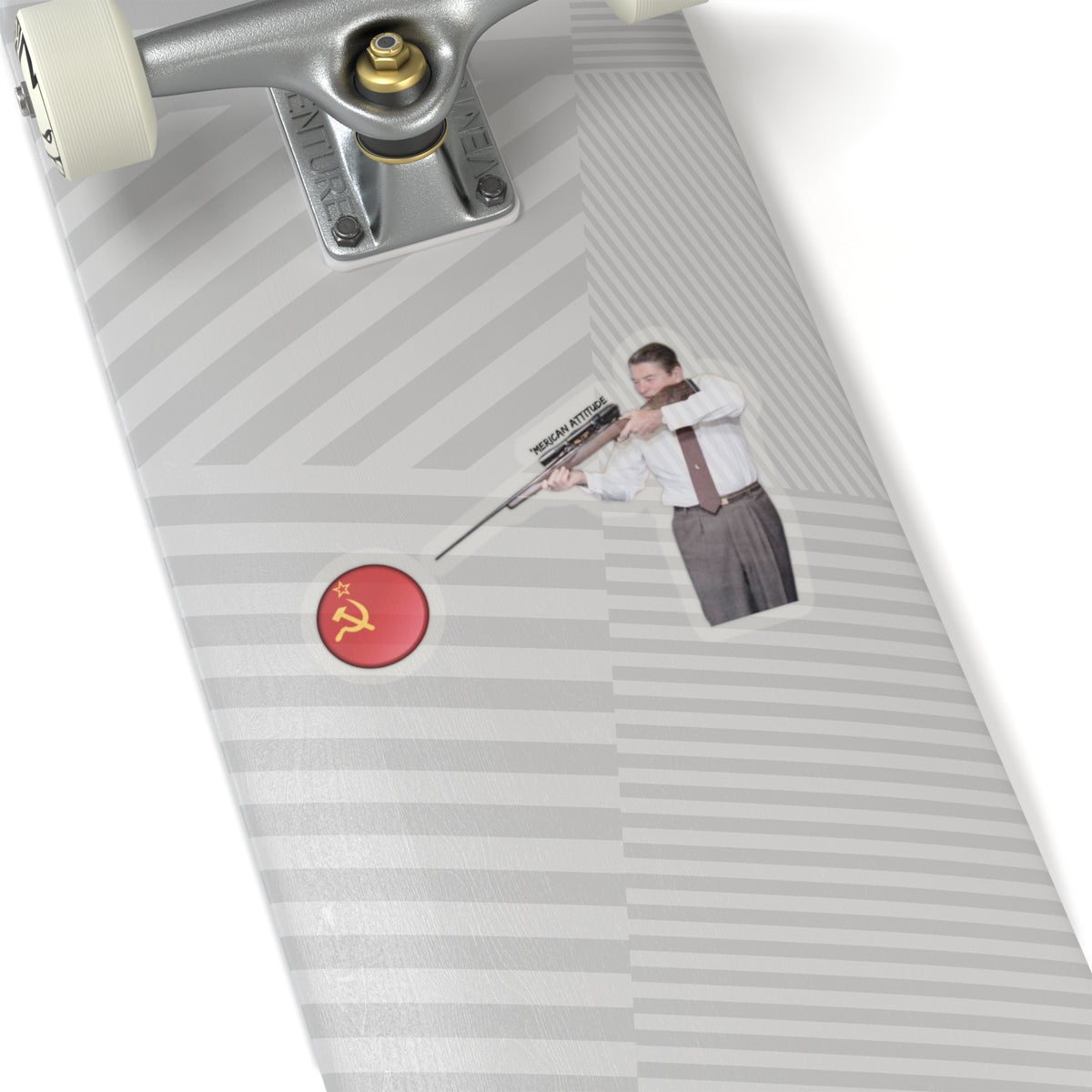 Ronnie On Target Sticker (Black)