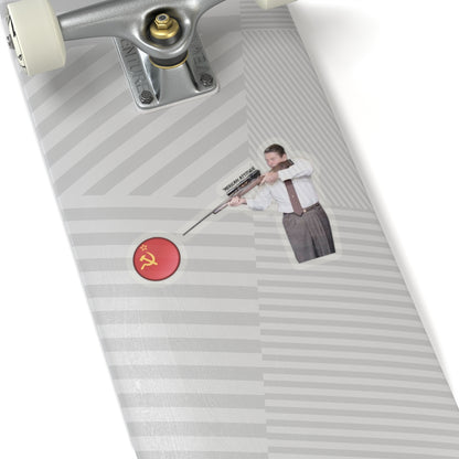 Ronnie On Target Sticker (Black)