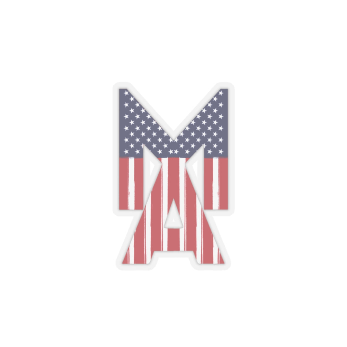 MA Logo Sticker (RW&B)