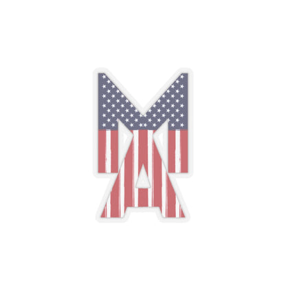 MA Logo Sticker (RW&B)