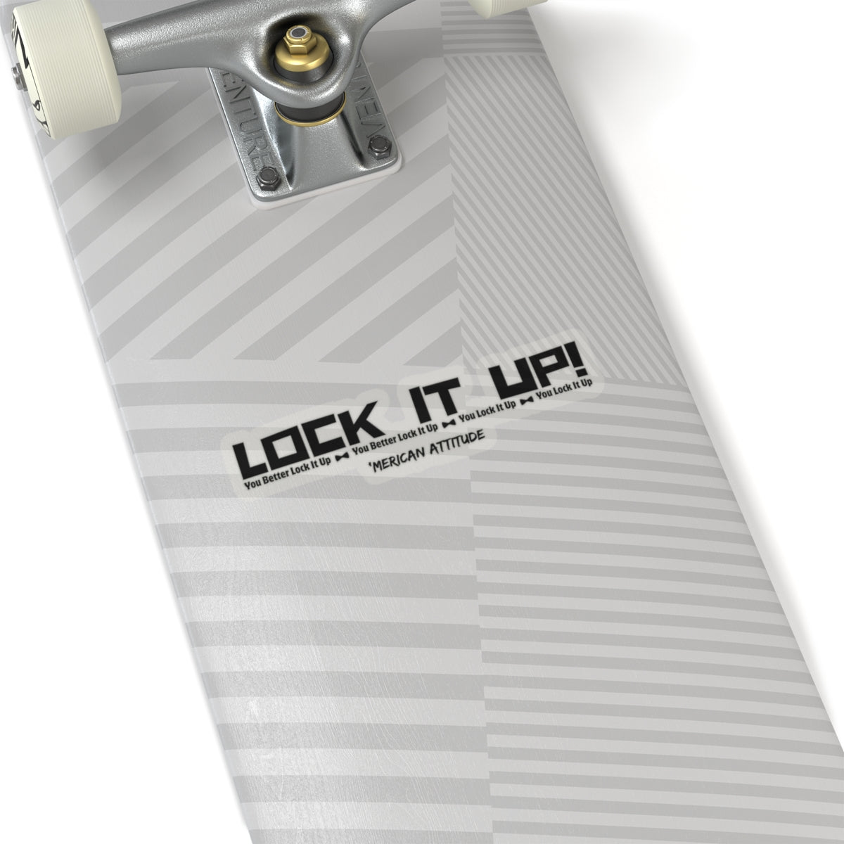 Lock It Up Sticker (Black)