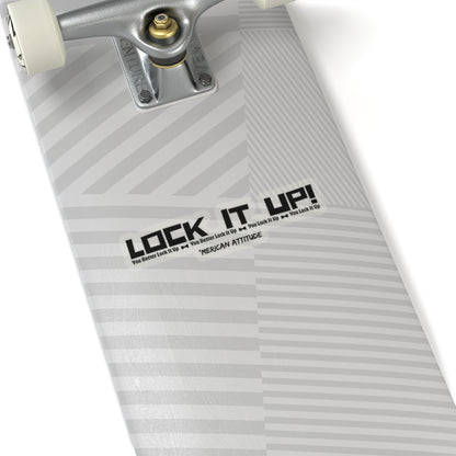 Lock It Up Sticker (Black)