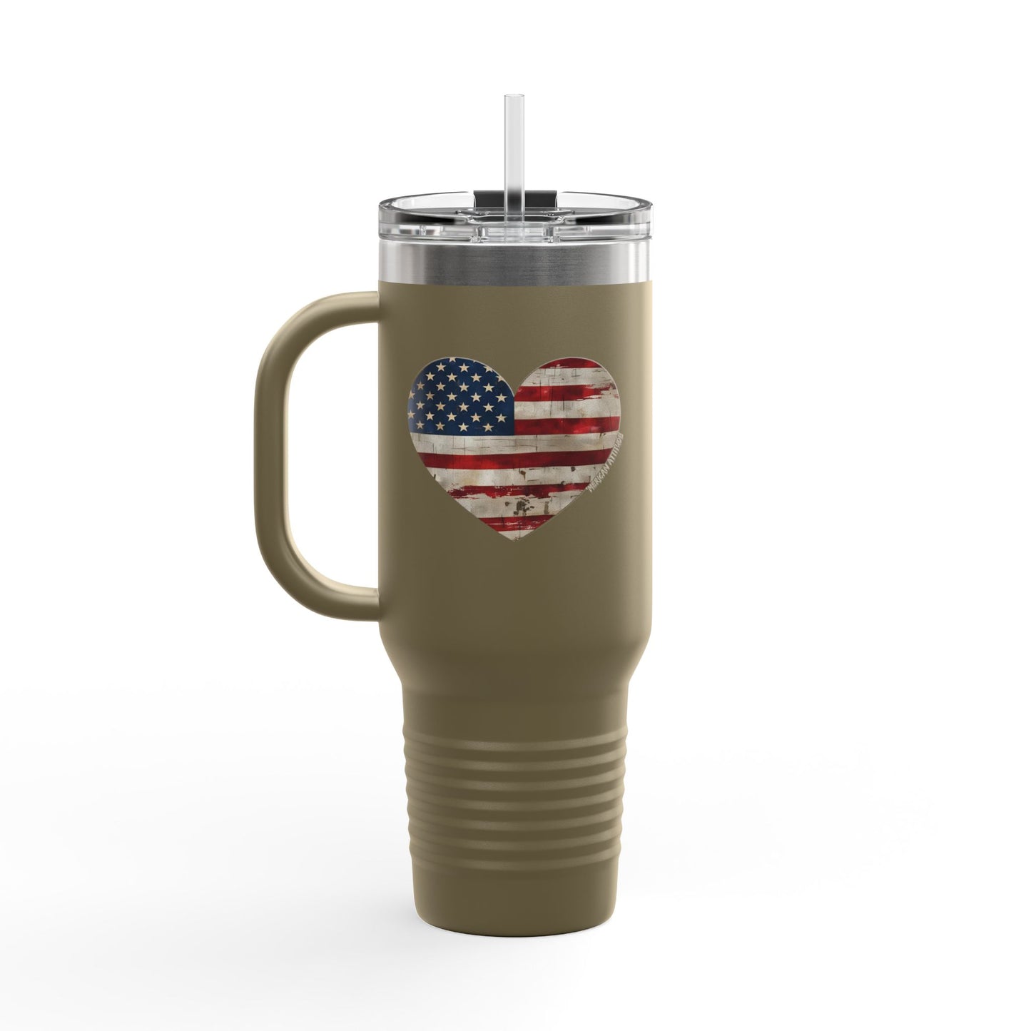 The Flag Is In Your Heart Tumbler (40oz)