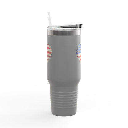 The Flag Is In Your Heart Tumbler (40oz)