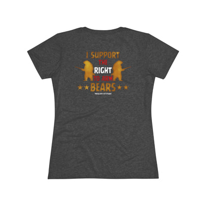 Support The Right To Arm Bears T-shirt (Women)