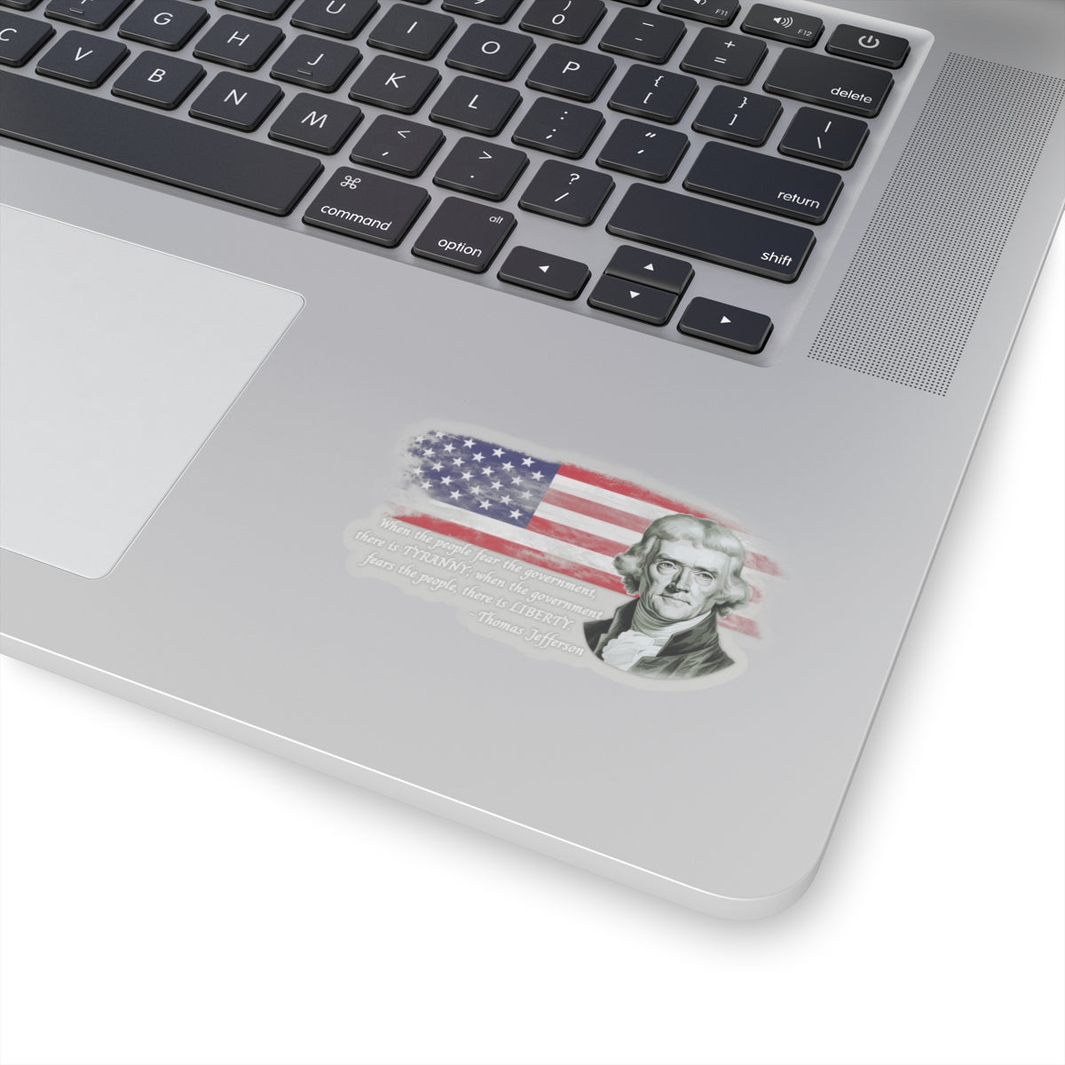 Tyranny vs. Liberty  Sticker (White)