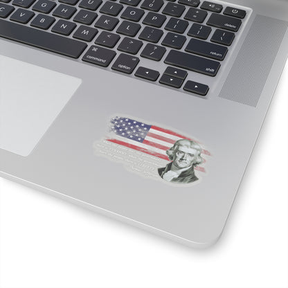 Tyranny vs. Liberty  Sticker (White)