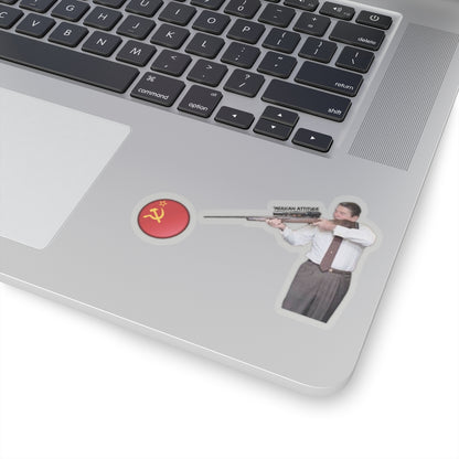 Ronnie On Target Sticker (Black)