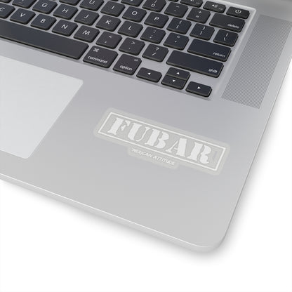 FUBAR Sticker (White)
