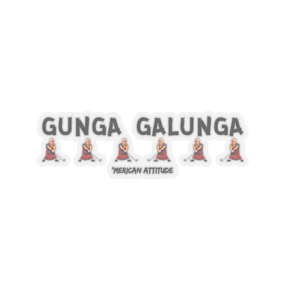 Gunga Galunga Sticker (Black)