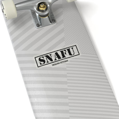 SNAFU Sticker (Black)