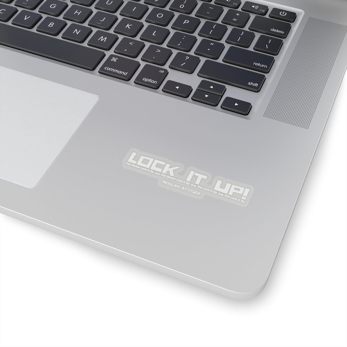 Lock It Up Sticker (White)