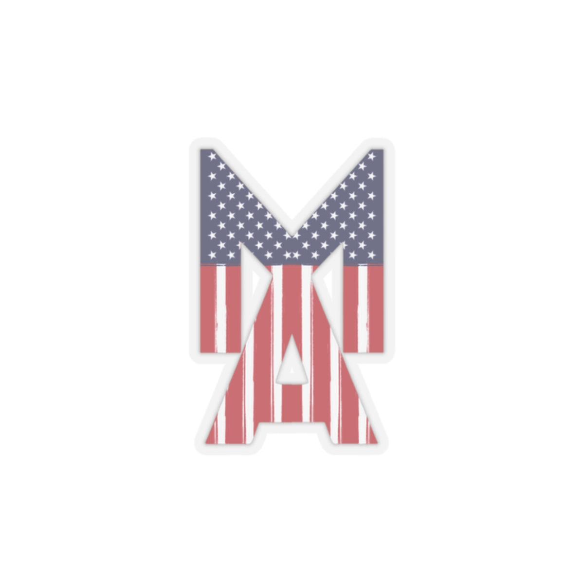 MA Logo Sticker (RW&B)