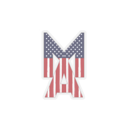 MA Logo Sticker (RW&B)