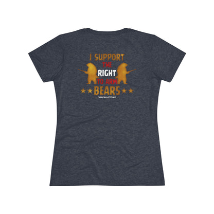 Support The Right To Arm Bears T-shirt (Women)