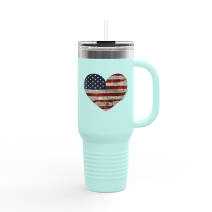 The Flag Is In Your Heart Tumbler (40oz)