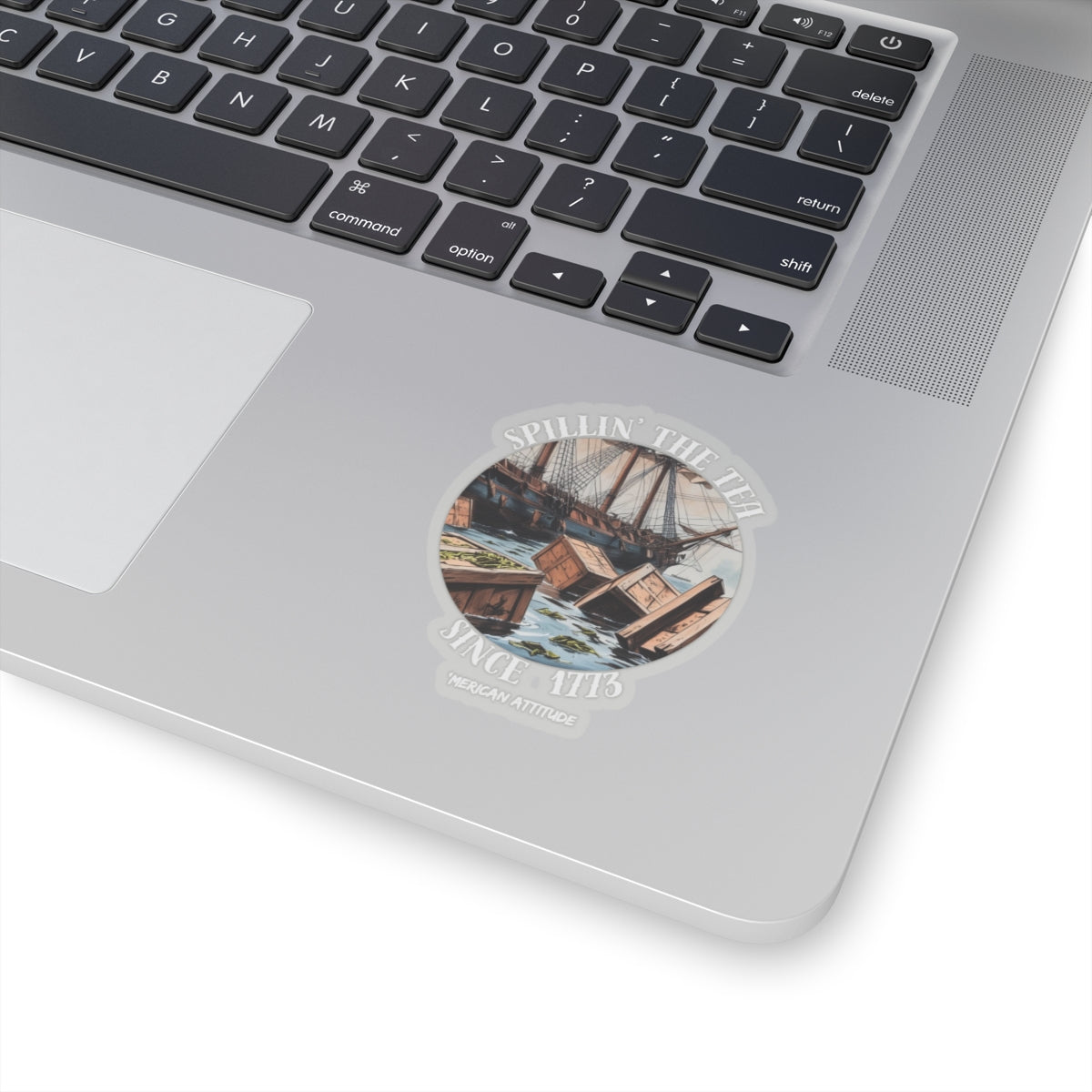 Spillin' The Tea Sticker (White)