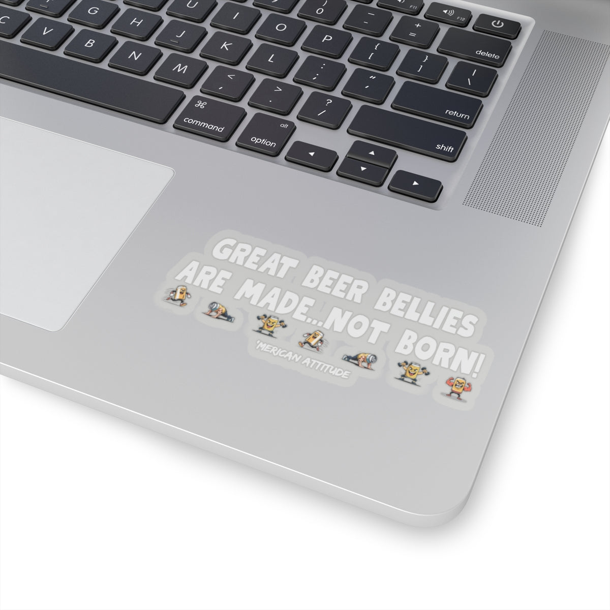 Great Beer Bellies Sticker (White)