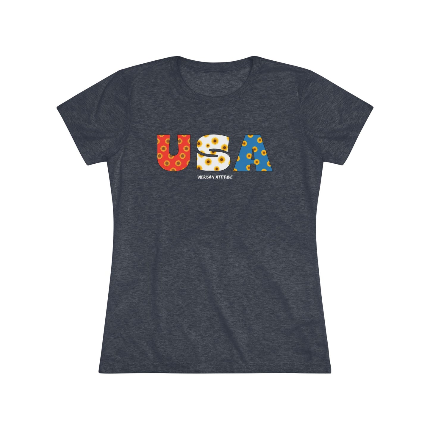 USA Sunflowers T-shirt (Women)
