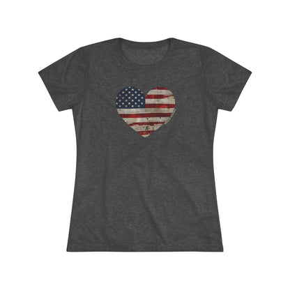 The Flag Is In Your Heart T-shirt (Women)