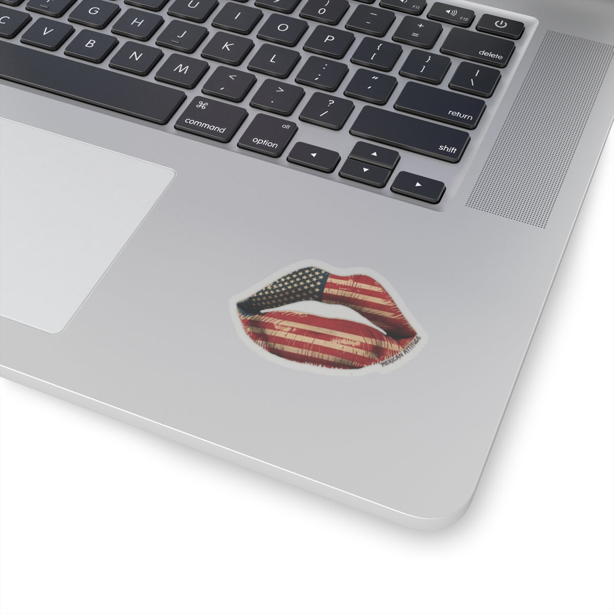Merican Kiss Sticker (Black)