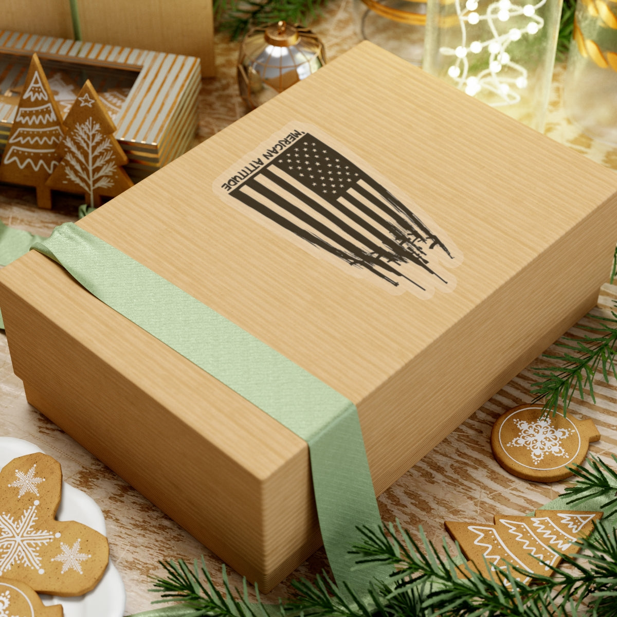 2A Flag Sticker (Black)