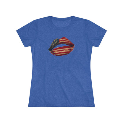 'Merican Kiss T-shirt (Women)