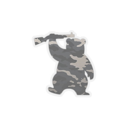 MA Armed Bear Logo Sticker (Camo 3)