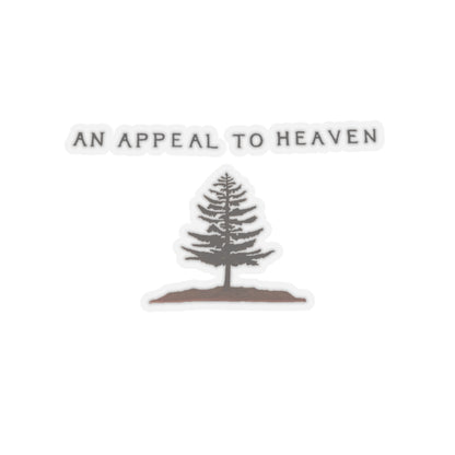 An Appeal To Heaven Sticker (Black)