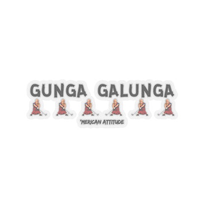 Gunga Galunga Sticker (Black)