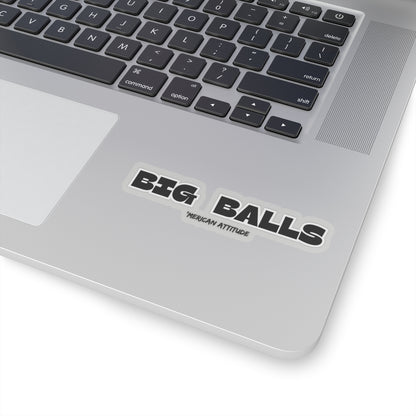 Big Balls Sticker (Black)