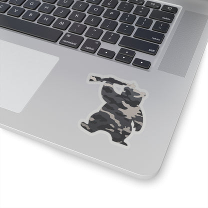 MA Armed Bear Logo Sticker (Camo 3)
