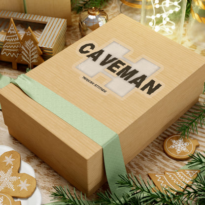 Captain Caveman Sticker (Black)