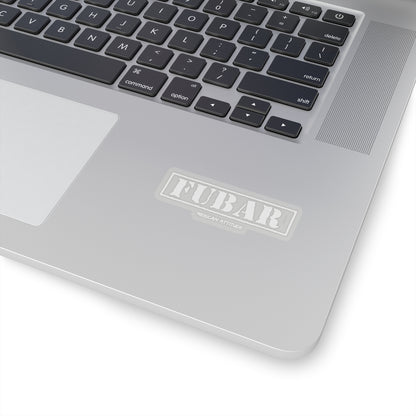 FUBAR Sticker (White)