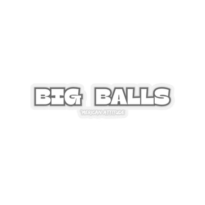 Big Balls Sticker (White)