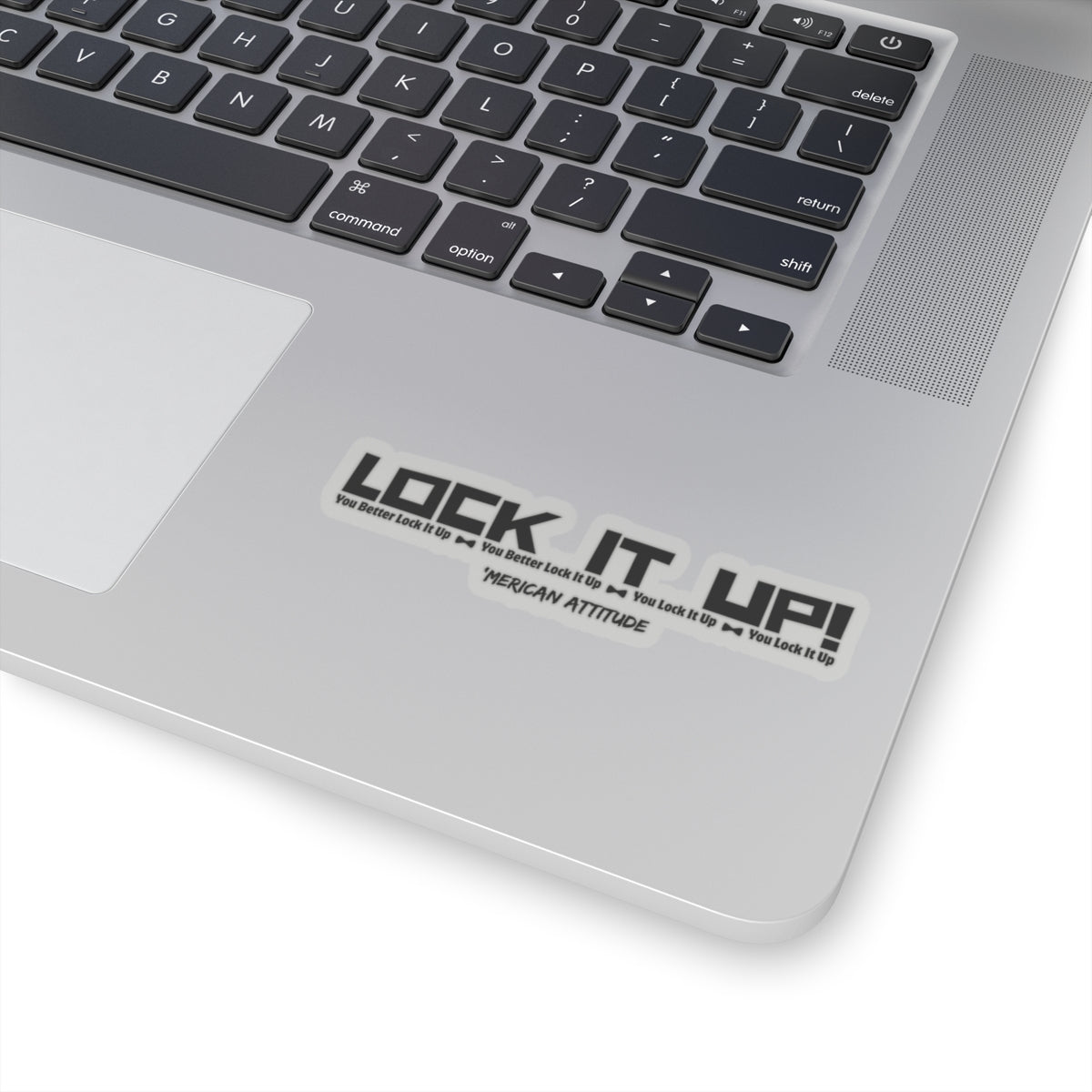 Lock It Up Sticker (Black)