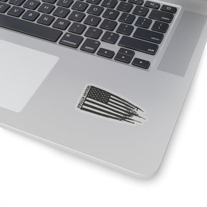 2A Flag Sticker (Black)