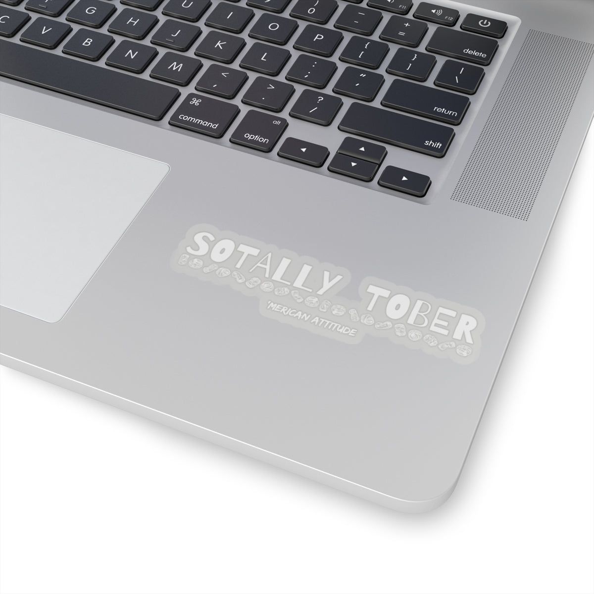 Sotally Tober Sticker (White)